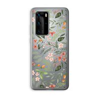 Sweet little flowers: Huawei P40 Pro Transparant Hoesje