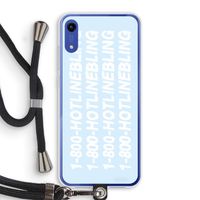 Hotline bling blue: Honor Play 8A Transparant Hoesje met koord