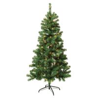 Blokker kerstboom 150cm Ø4cm 130led IP44 adapter - thumbnail