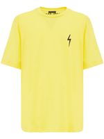 Giuseppe Zanotti t-shirt Ezrha à patch logo - Jaune