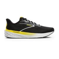 Brooks Launch 12 hardloopschoenen Black/Cyber Yellow/Oyster heren 45.5