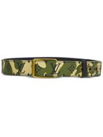 Louis Vuitton Pre-Owned x Takashi Murakami ceinture Monogramouflage (2008) - Vert