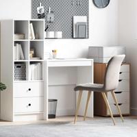 Bureau Wit 70 x 40 x 76 cm Bewerkt hout