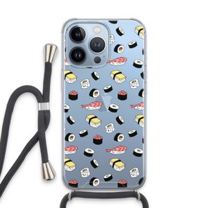 Sushi time: iPhone 13 Pro Transparant Hoesje met koord