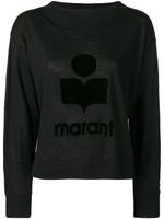 MARANT ÉTOILE t-shirt Kilsen à logo imprimé - Noir