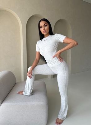 Unique The Label Noelle Pants Dames Lichtgrijs - Maat XS - Kleur: Grijs | Soccerfanshop
