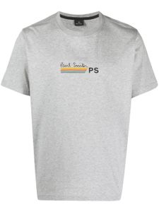 PS Paul Smith t-shirt en coton à logo imprimé - Gris