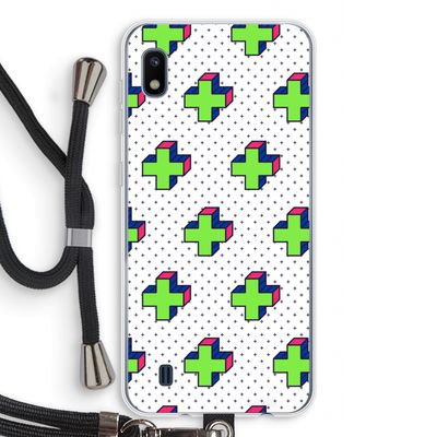 8-bit N°10: Samsung Galaxy A10 Transparant Hoesje met koord
