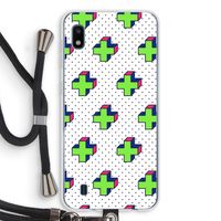 8-bit N°10: Samsung Galaxy A10 Transparant Hoesje met koord
