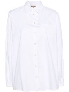 Semicouture chemise à manches bouffantes - Blanc