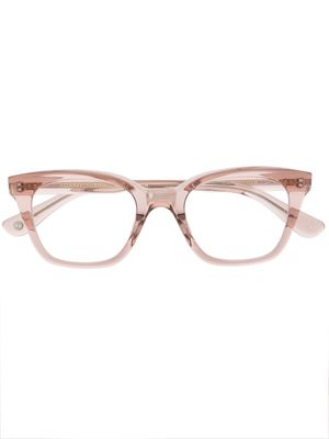 Garrett Leight lunettes de vue à monture carrée - Tons neutres