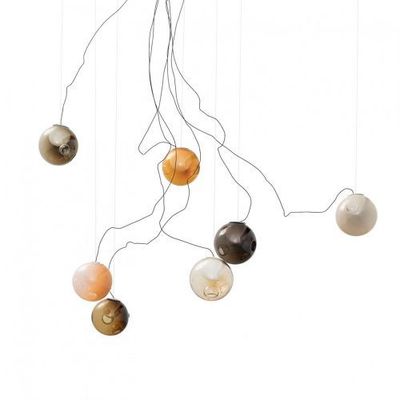 Bocci 28.7 Semi-rigid Hanglamp - Grijs, beige, geel & oranje