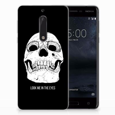 Silicone Back Case Nokia 5 Skull Eyes Silicone Back Case Nokia 5 Skull Eyes