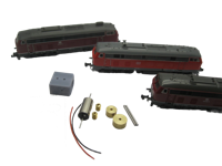micromotor nf032C Klokankermotor ombouwset voor Fleischmann V 160 BR 210 BR 218