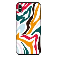 Colored Zebra: iPhone XS Max Tough Case