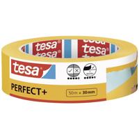 tesa Perfect+ 56537-00000-00 Schilderstape Geel (l x b) 50 m x 30 mm 1 stuk(s)