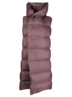 Rick Owens gilet matelassé Luxor à capuche - Violet - thumbnail