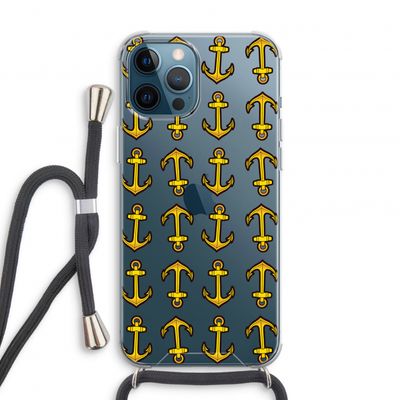 Musketon Anchor: iPhone 12 Pro Transparant Hoesje met koord