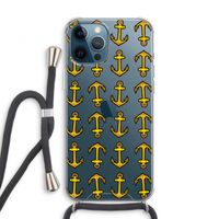 Musketon Anchor: iPhone 12 Pro Transparant Hoesje met koord