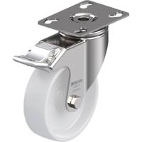 Blickle LKPXA-PO 101G-FI Zwenkwiel met rem Wieldiameter: 100 mm Draagvermogen (max.): 120 kg 1 stuk(s)