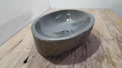 Riviersteen waskom RXL250331, 61x42x15 cm