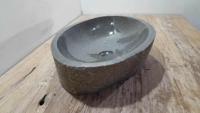 Riviersteen waskom RXL250331, 61x42x15 cm