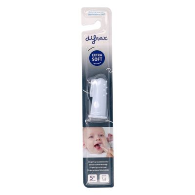 Difrax Tandenborstel Vingertop Silicone Ass