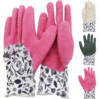 Tuinhandschoenen print 3 assorti kleur