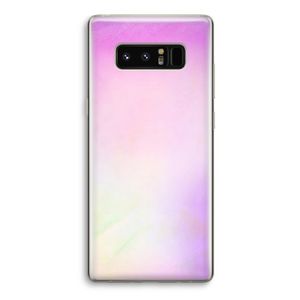 Flow mist pastel: Samsung Galaxy Note 8 Transparant Hoesje
