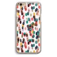 Tropical Dots: iPhone 6 / 6S Transparant Hoesje