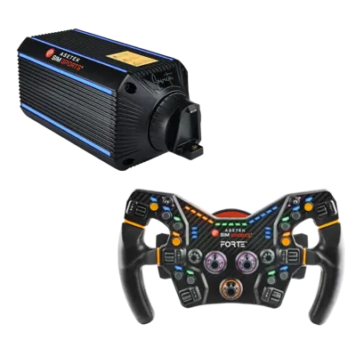 Asetek SimSports Invicta Wheelbase (27nm) + Forte Formula Wheel
