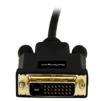 StarTech.com 3 m lange Mini DisplayPort-naar-DVI-adapterconverterkabel Mini DP-naar-DVI 1920x1200 zwart - thumbnail