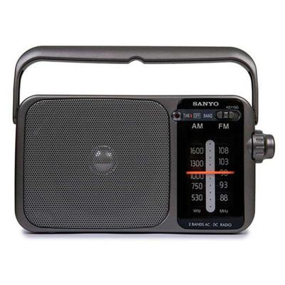 Transitorradio Sanyo Grijs