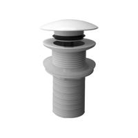 Clickwaste Afvoerplug BWS Karsten Verlengd 5/4" Glans Wit Boss & Wessing