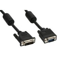 InLine 17782A video kabel adapter 3 m DVI-A VGA (D-Sub) Zwart - thumbnail