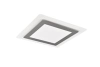Trio Vierkante design plafondlampMorgan nikkel - 641510207