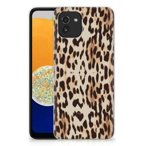 Samsung Galaxy A03 TPU Hoesje Leopard