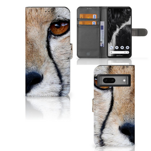 Google Pixel 7 Telefoonhoesje met Pasjes Cheetah