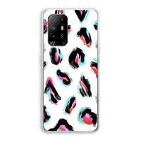 Cheetah color: Oppo A94 5G Transparant Hoesje