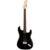 Squier Sonic Stratocaster HT H IL Black elektrische gitaar met vaste brug