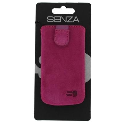 Senza Suede Slide Case Hot Pink Size XXL