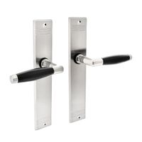 Intersteel Deurklink Ton basic schild mat nikkel blind - thumbnail