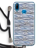 Verrassende lijnen: Huawei P20 Lite Transparant Hoesje met koord