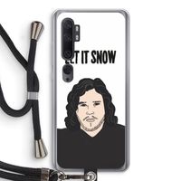 Let It Snow: Xiaomi Mi Note 10 Pro Transparant Hoesje met koord