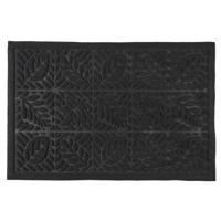 Home deco factory Deurmat - anti slip - kunststof - zwart - 40 x 60 cm - schoonloopmat - met reli?f Home deco factory Deurmat - anti slip - kunststof - zwart - 40 x 60 cm - schoonloopmat - met reli?f