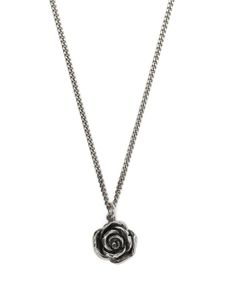 Emanuele Bicocchi collier à pendentif fleur - Argent