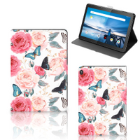 Lenovo Tablet M10 Tablet Cover Butterfly Roses