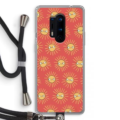 Zon: OnePlus 8 Pro Transparant Hoesje met koord