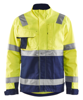 Blåkläder Jack High-Vis 40641811 | High-Vis Geel/Marineblauw | Maat 4XL - 7330509403228