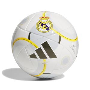 adidas Real Madrid Mini Voetbal Maat 1 2025-2026 Wit Goud Grijs